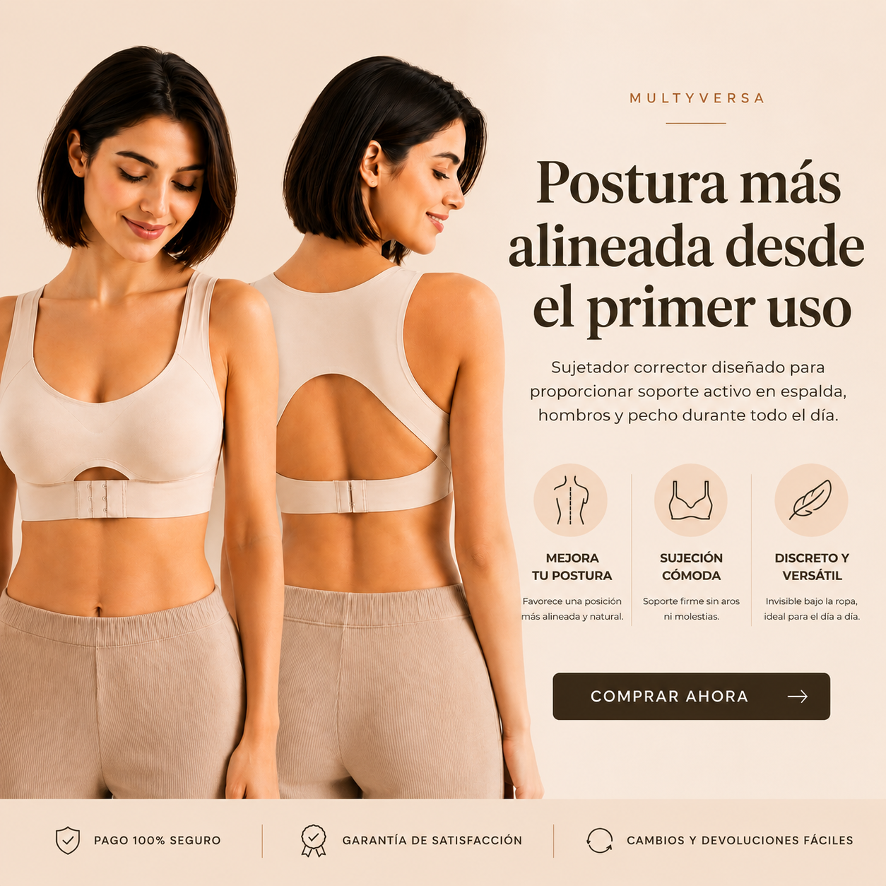 Sujetador Corrector de Postura Multyversa™