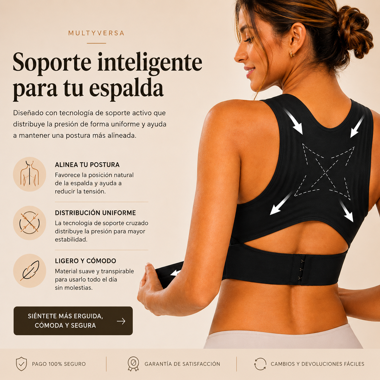 Sujetador Corrector de Postura Multyversa™