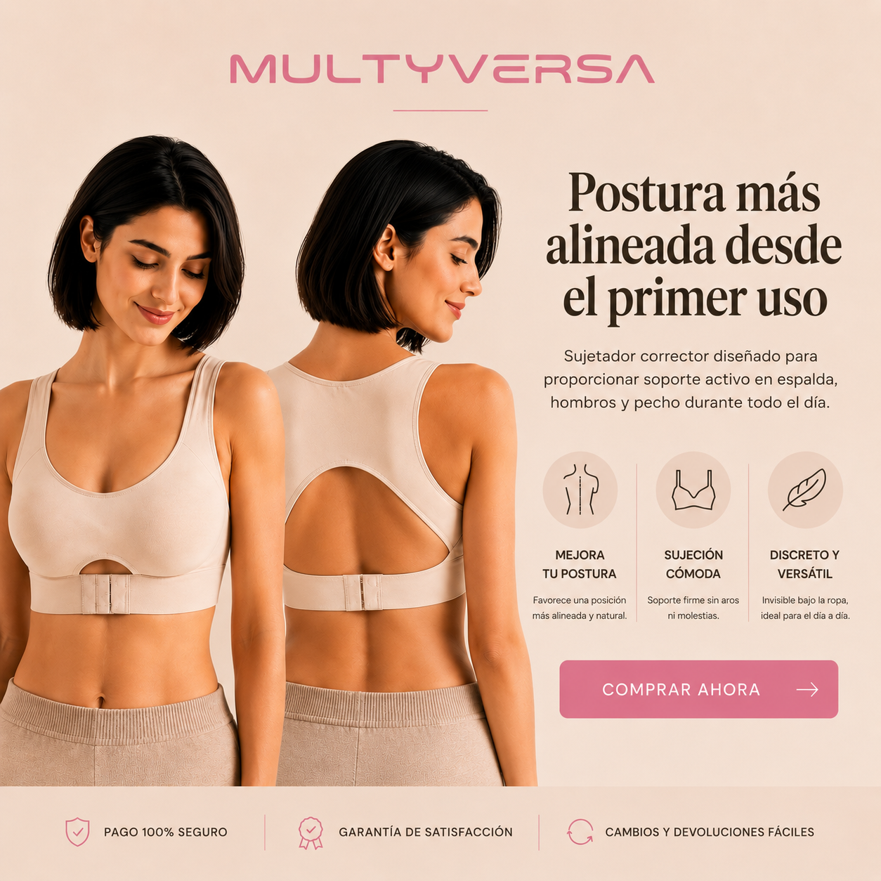 Sujetador Corrector de Postura Multyversa™